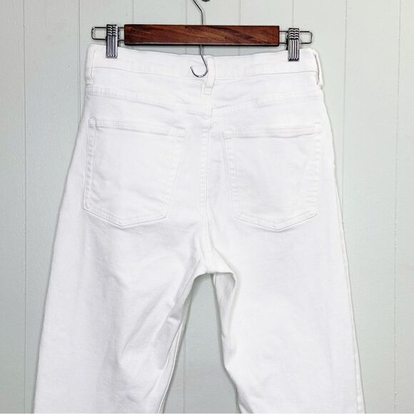 Everlane High Rise Straight Jean White Size 28 - Picture 8 of 12